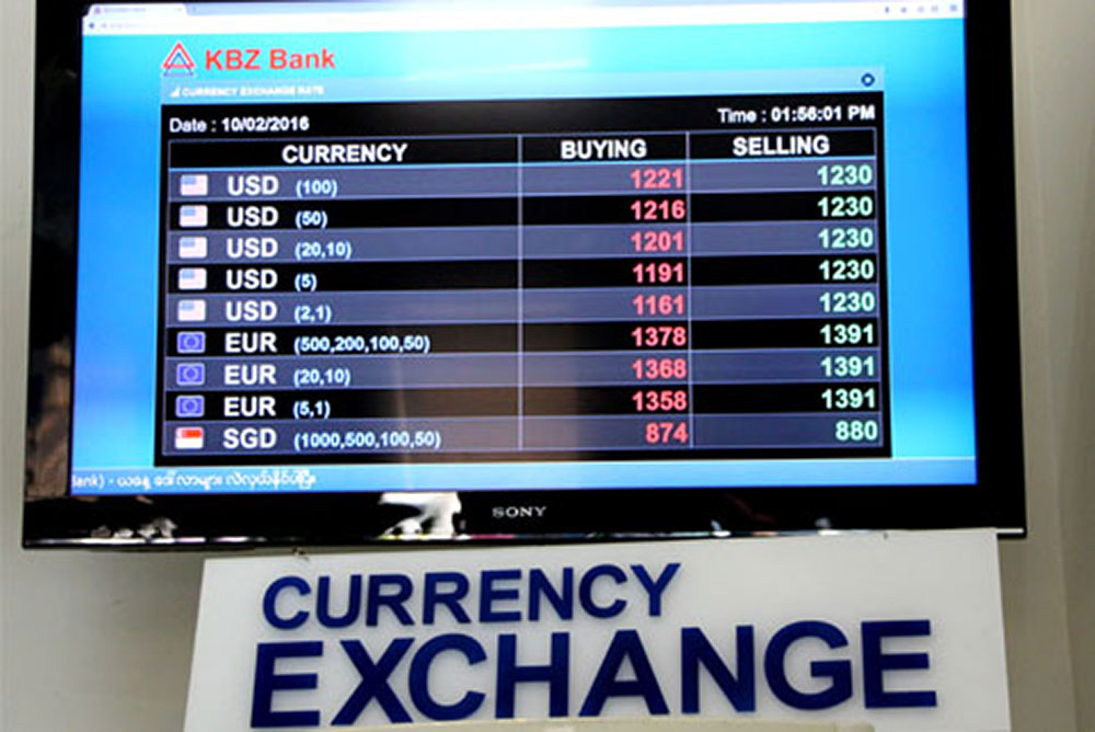 KBZ Bank is continuing to provide our currency exchange service