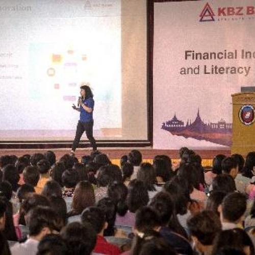 KBZPay မှ ငွေကြေးစီမံခန့်ခွဲမှုဆိုင်ရာ အသိပညာပေး အစီအစဉ်များကို တက္ကသိုလ်ကျောင်းများတွင် အထူးအလေးပေး လှုပ်ရှားဆောင်ရွက်နေ