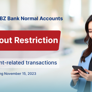 As before, KBZ Bank Normal Accounts can be used without restriction