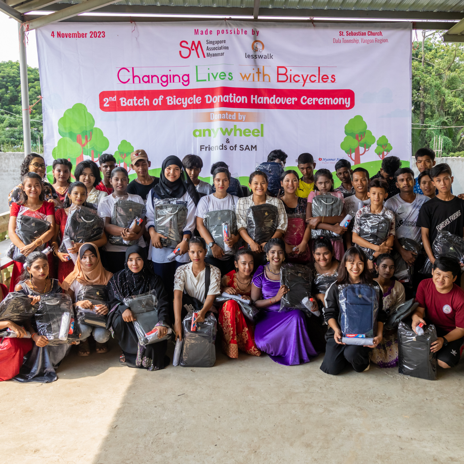 Supporting Underprivileged Youths through ‘Changing Lives with Bicycle (November 2023)
