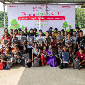 Supporting Underprivileged Youths through ‘Changing Lives with Bicycle (November 2023)