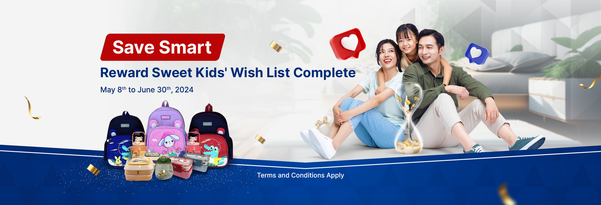 Save Smart, Reward Sweet Kids' Wish List Complete